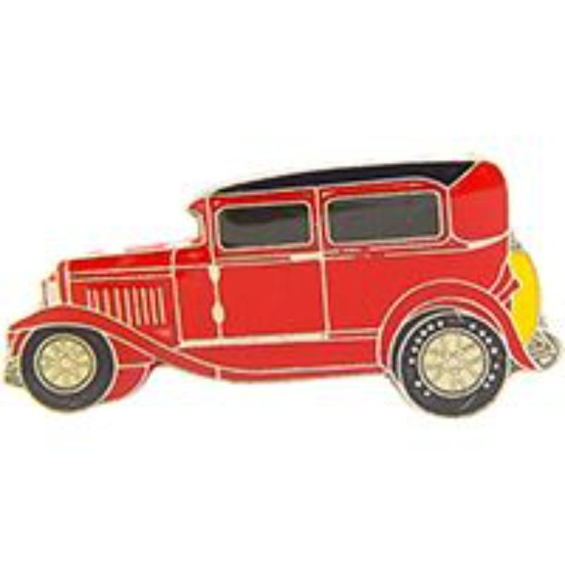 P65015 Pin - Car, Ford, Sedan - Red - 1 in.