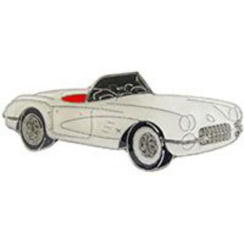 P65045 Pin - Car, Corvette, 59 ft. - White - 1 in.