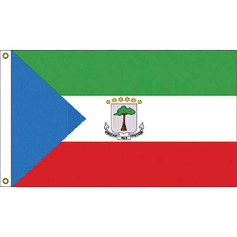 F1295 Flag - Guinea Equitoria - 3 x 5 ft.