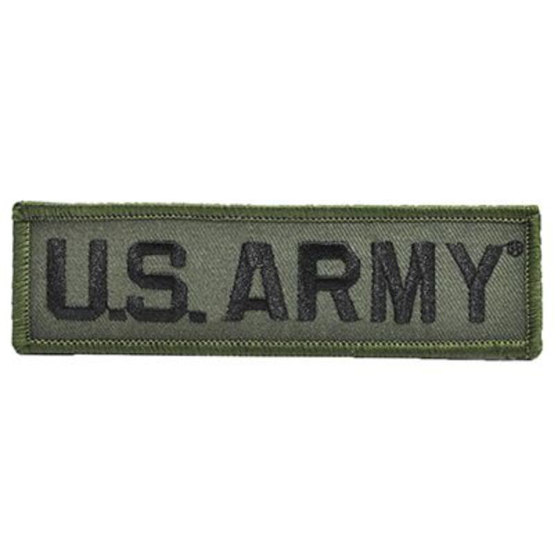 PM0100 Patch - Army, Tab, US.Army - 4.63 x 1.25 in.