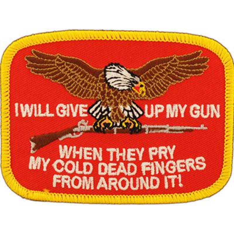 PM0220 Patch - Gun, Ill Give Up - 3.75 in.