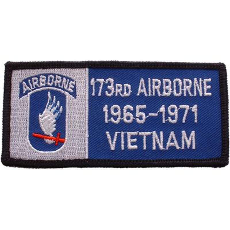 PM0321 Patch - Vietnam, decal, Army - 173rd 1965-1971 - 4.13 x 2 in.