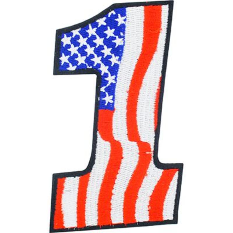 PM0357 Patch - USA, No.1 - 3.5 in.