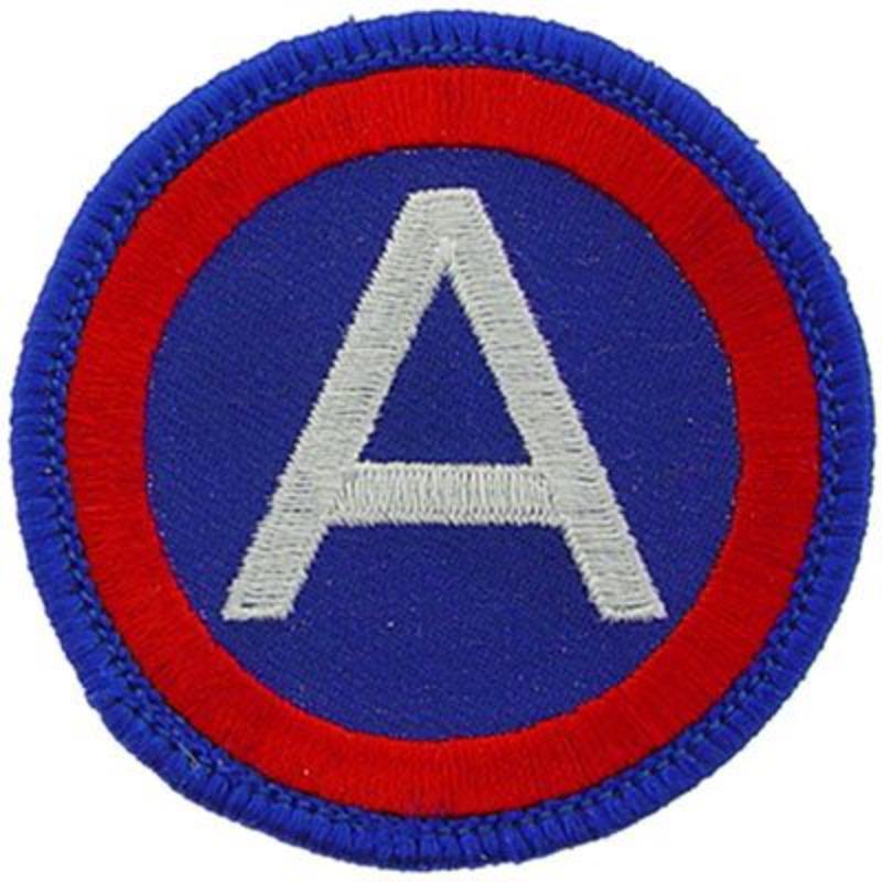 Army 3rd Army Patch - Multicolor - 2.38 in. - Durable Embroidery