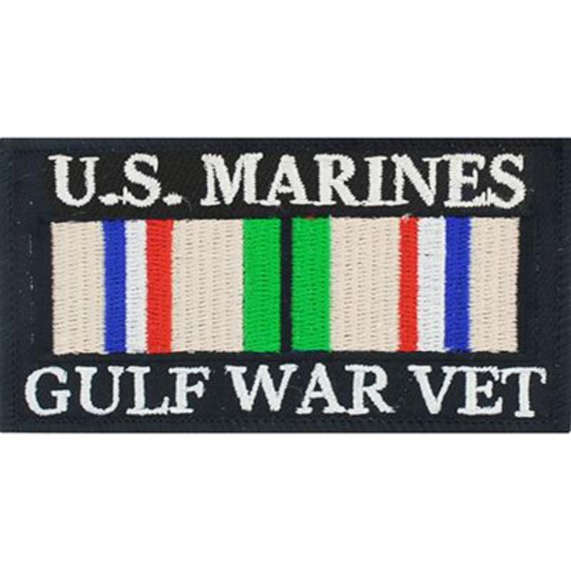 PM0589 Patch - Gulf War, Veteran, USMC - Service Ribbon - 4 x 2.13 in.