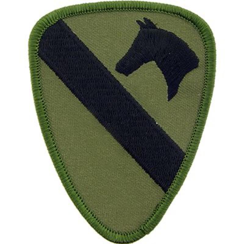 PM0708 Patch - Army, 1st Cavalary Division 3 - 3.5 in.