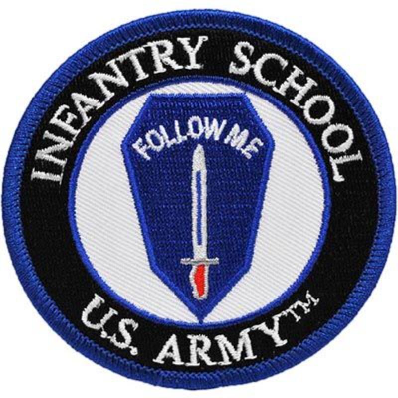 PM0786 Patch - Army, Infantry School - Desert - 3.63 in.