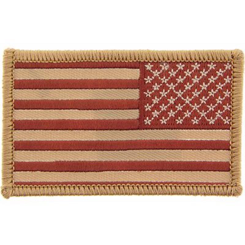 PM1116 Patch - Flag, USA, Desert - Right - 3.38 x 2 in.