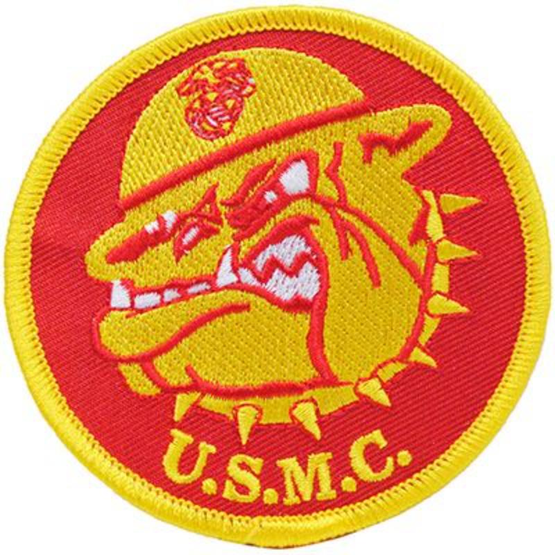 PM1215 Patch - USMC, Bulldog - 3.63 in.