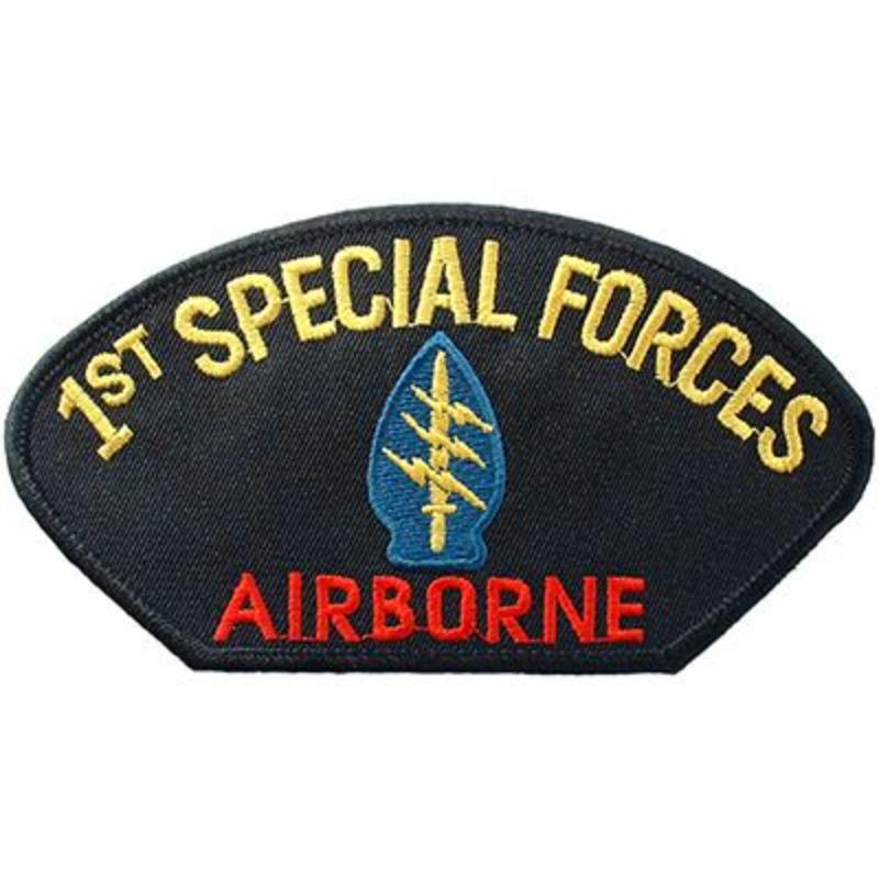 PM1372 Patch - Special Forces, Hat, 1st - 5.25 x 3 in.