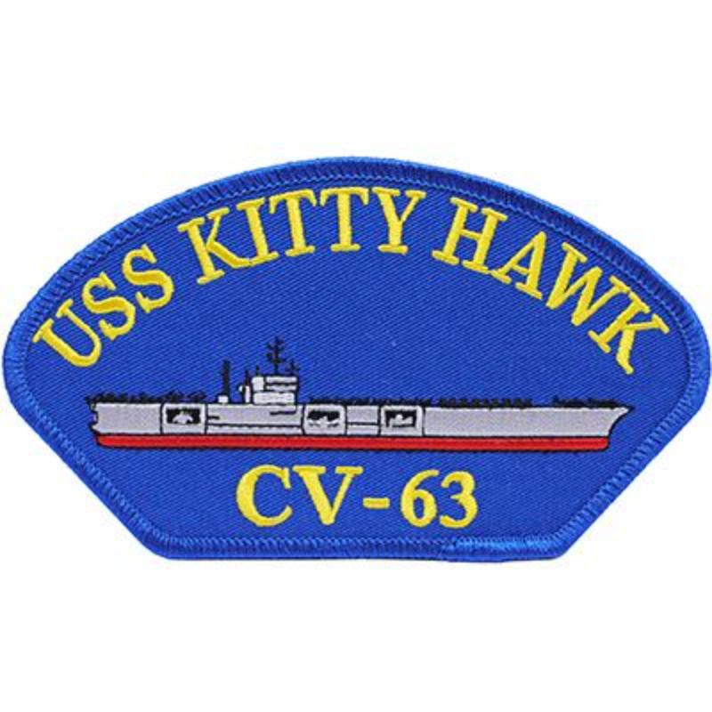 PM1509 Patch - USS, Kitty Hawk - 5.25 x 3 in.