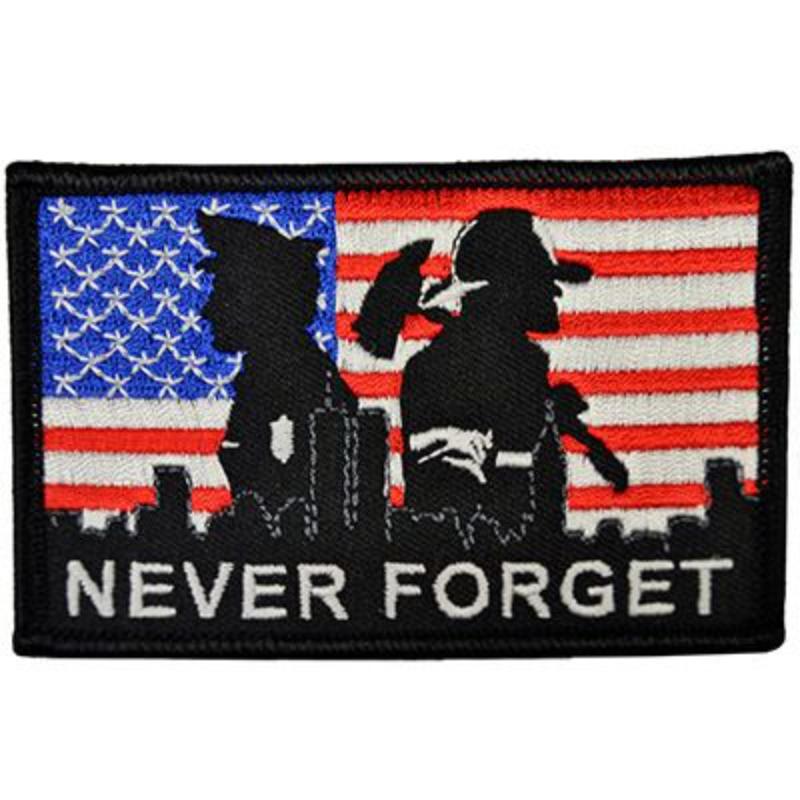 PM3113 Patch - USA, 911, Never Forget - 3.75 in.