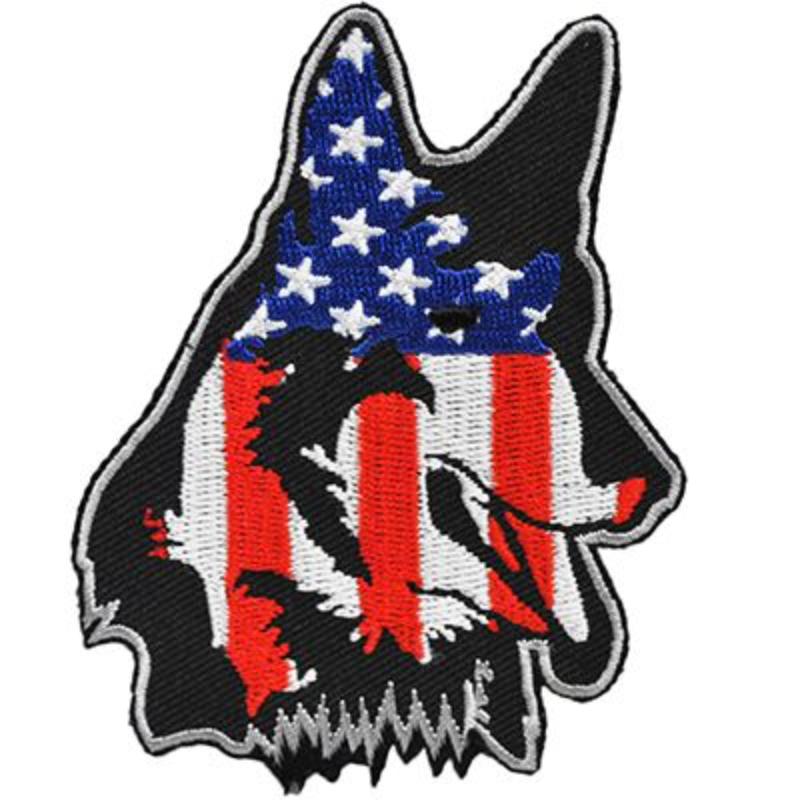PM3160 Patch - Dog, USA - 3.5 in.