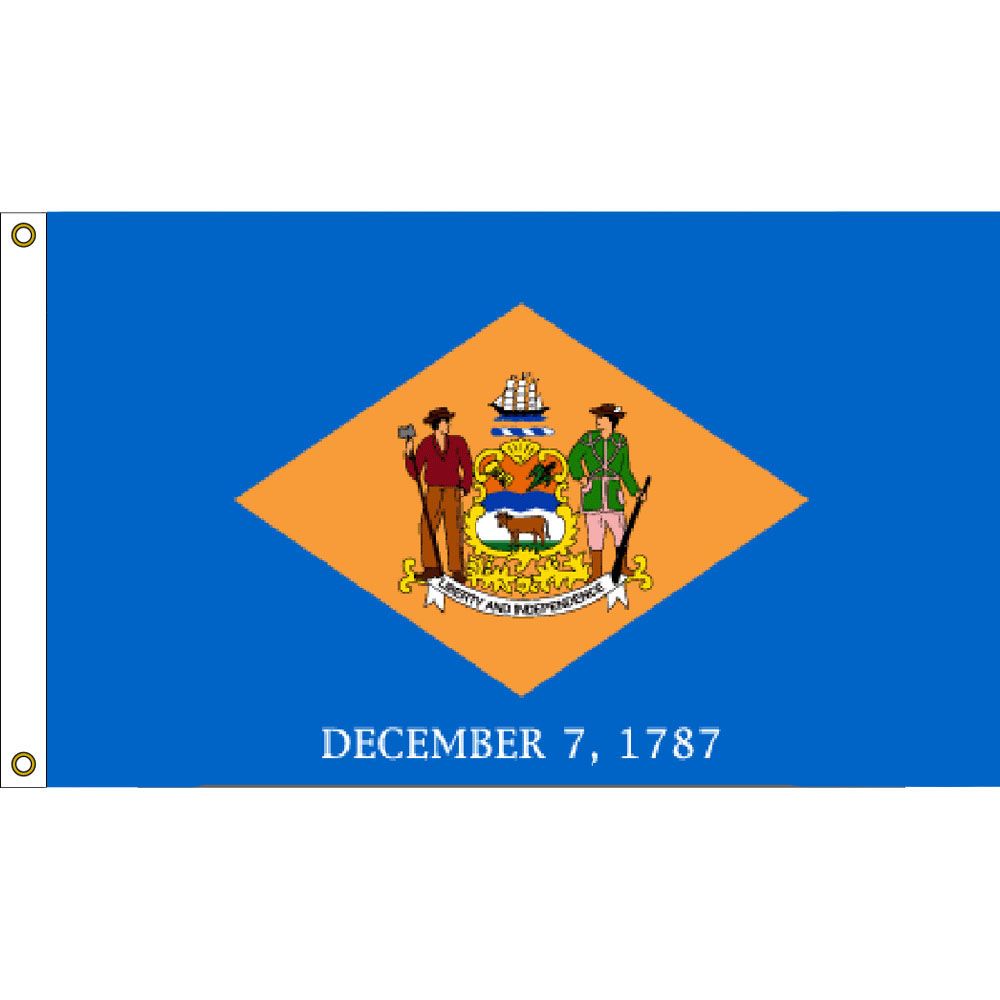 F1508 Flag - Delaware - 3 x 5 ft.