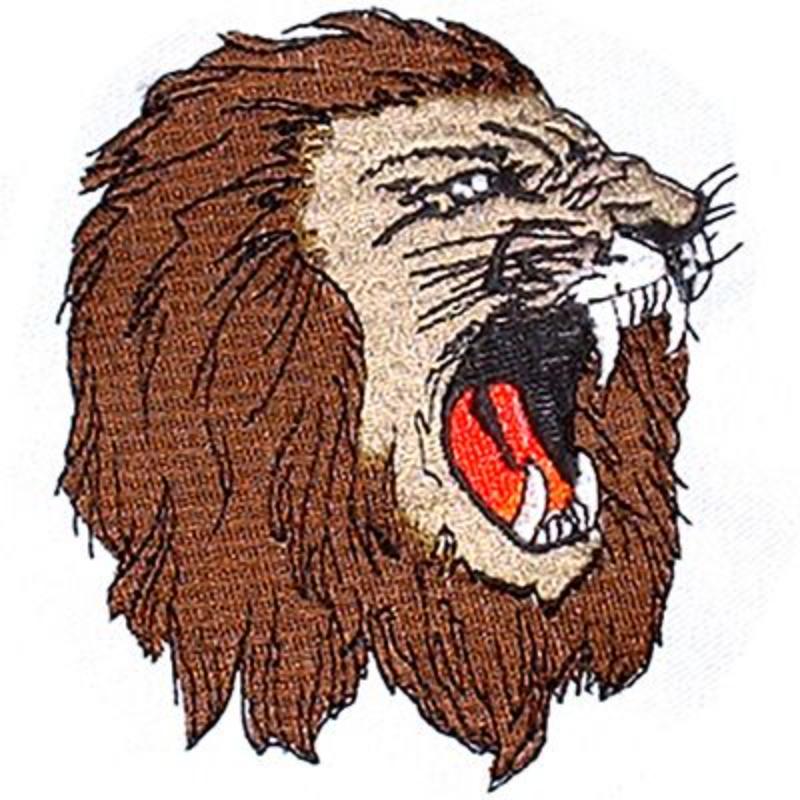 PM5878 Patch - Lion Head - 4 in.
