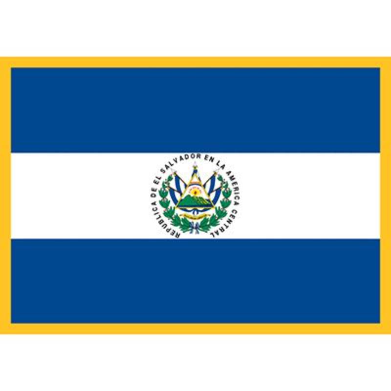 PM6030 Patch - El Salvador - 3.5 x 2.5 in.