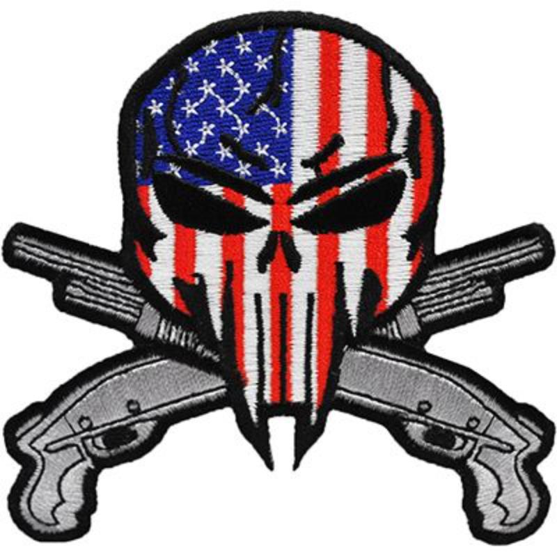 PM6092 Patch - USA, Sniper, Shot Guns - 3.63 in.