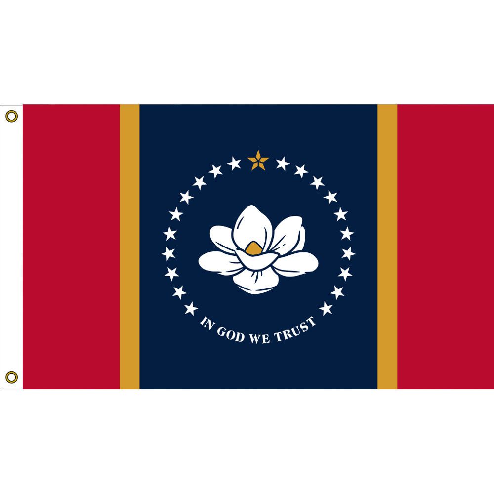F1525 Flag - Mississippi - 3 x 5 ft.