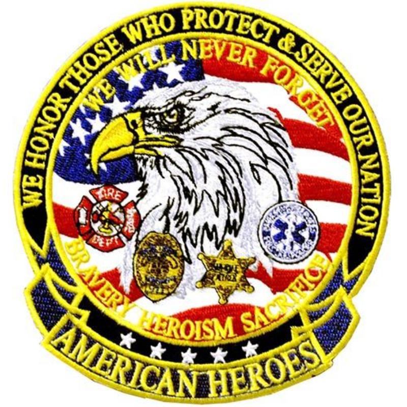 PM7812 Patch - American Heroes - Large - 5.25 in.