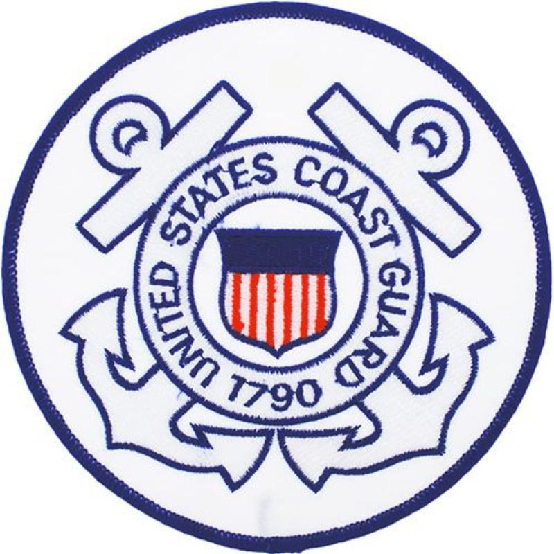 PM7803 Patch - United States Coast Guard, Logo 5 - 5 in.