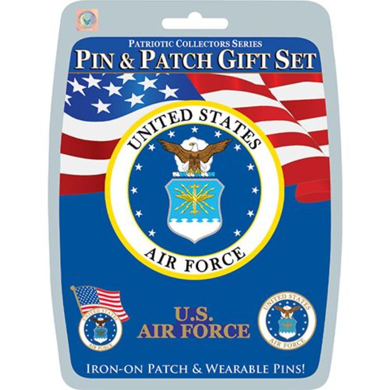 Picture of Eagle Emblems DIS0002 Gift Set - U.S.Air Force - 3 Pins & 1 Patch
