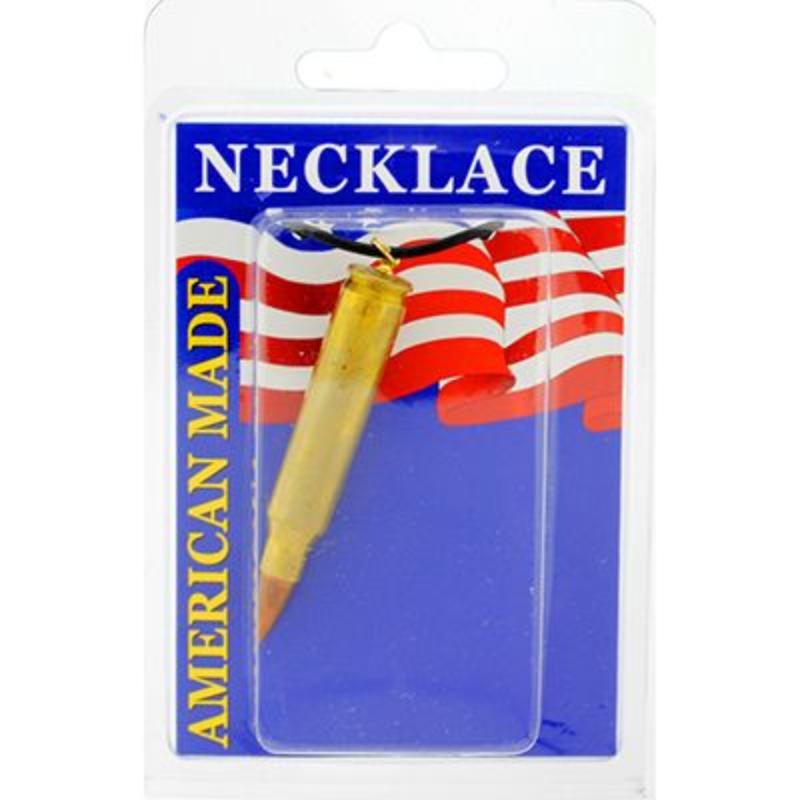 Picture of Eagle Emblems NC9463 Necklace - Bullet&#44; 223 - Brass