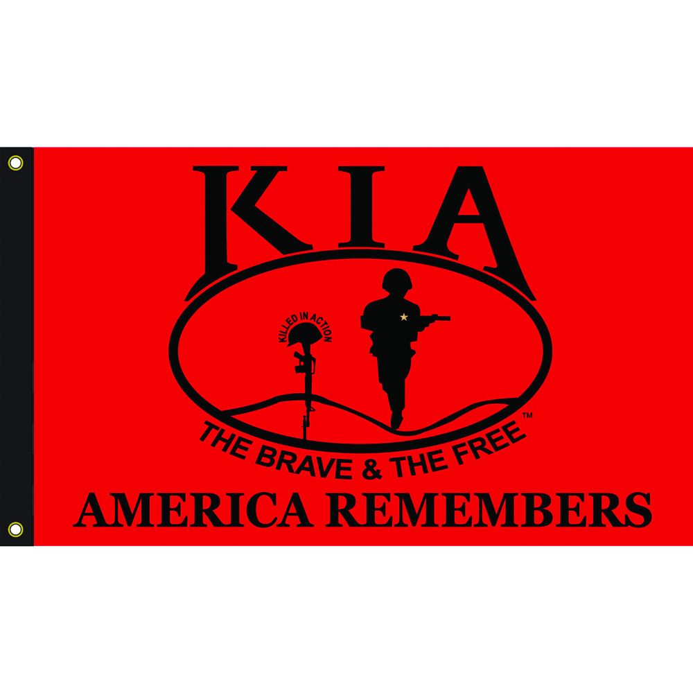 F3242-05 Flag - Kia Honor - Foreign MFG Poly-Knit - 3 x 5 ft.