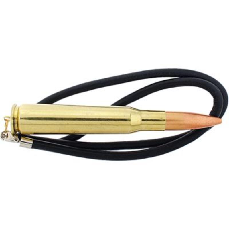 Picture of Eagle Emblems NC9405 Necklace - Bullet&#44; 50Cal - Brass
