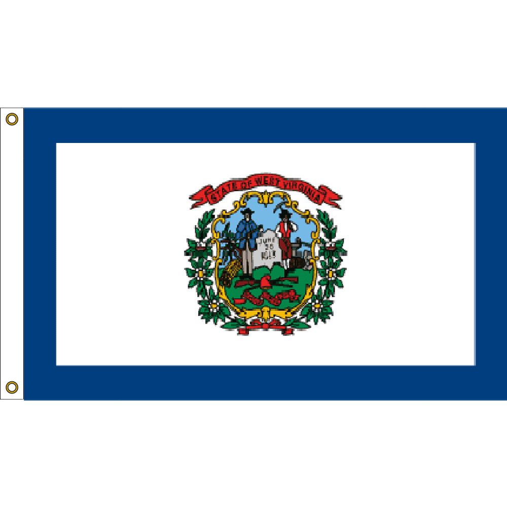 F1549 Flag - West Virginia - 3 x 5 ft.