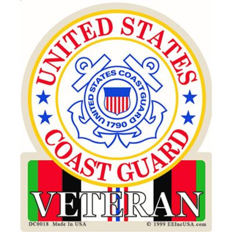 DC0018 Sticker - Enduring Freedom United States Coast Guard - 3.5 in.