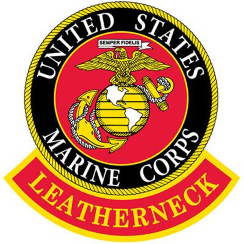 PM0606 Patch - USMC Logo, Leatherneck - 3.63 in.