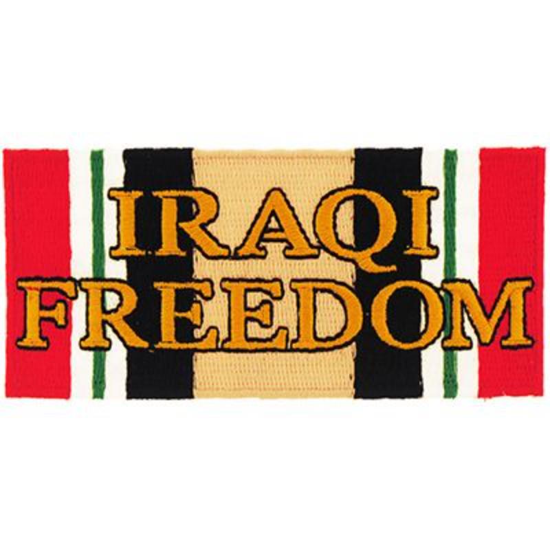 PM3236 Patch - Iraqi Freedom Ribbon - 4 x 1.88 in.