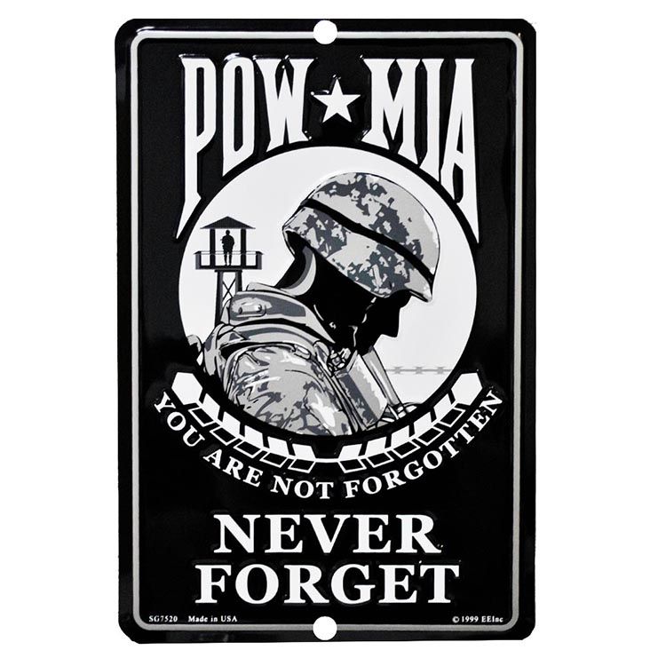 SG7520 Sign - Pow Mia - 8 x 12 in.