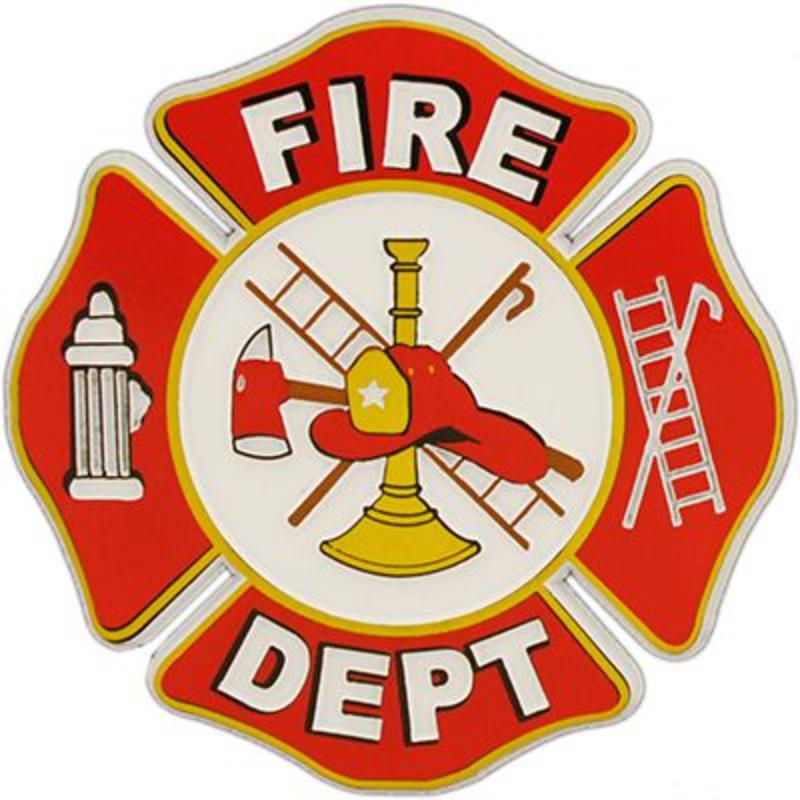 MG1404 Magnet - Fire Department Logo - 2.625 in.