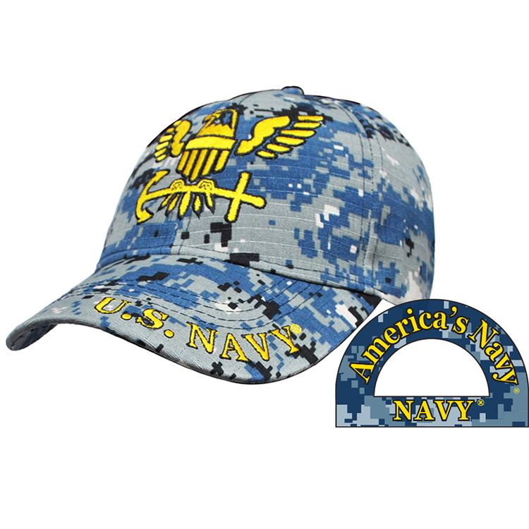CP00204 Cap - USN, Eagle - Camo