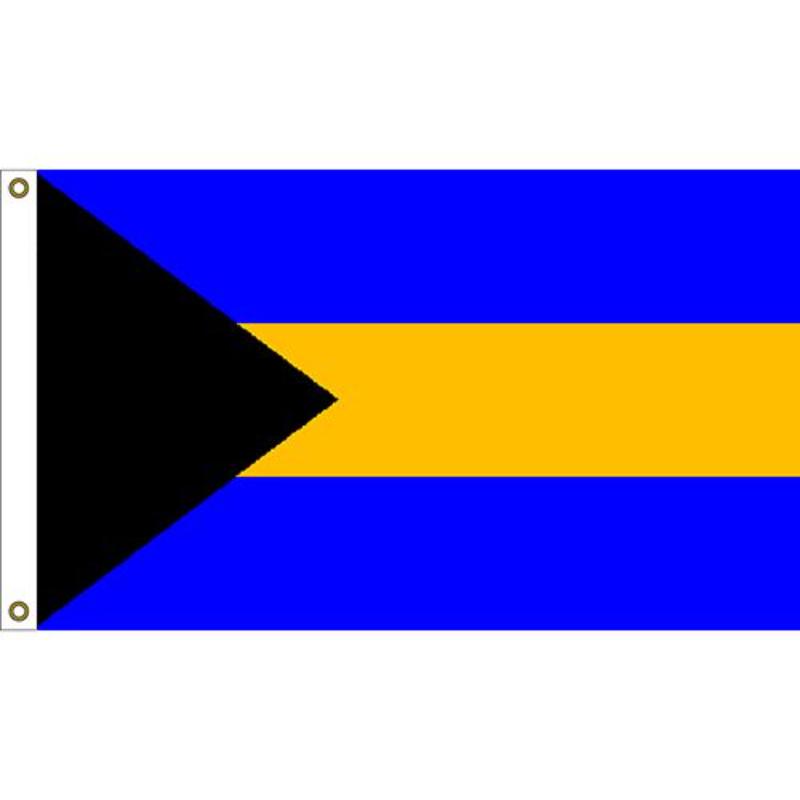 F1008 Flag - Bahamas - 3 x 5 ft.