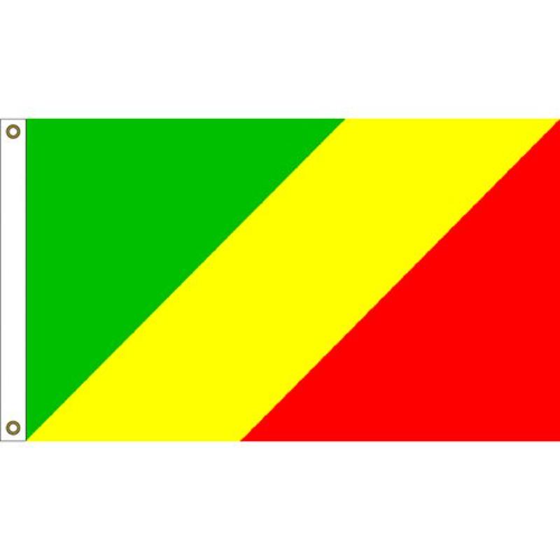 F1019 Flag - Congo, Republic Of - 3 x 5 ft.