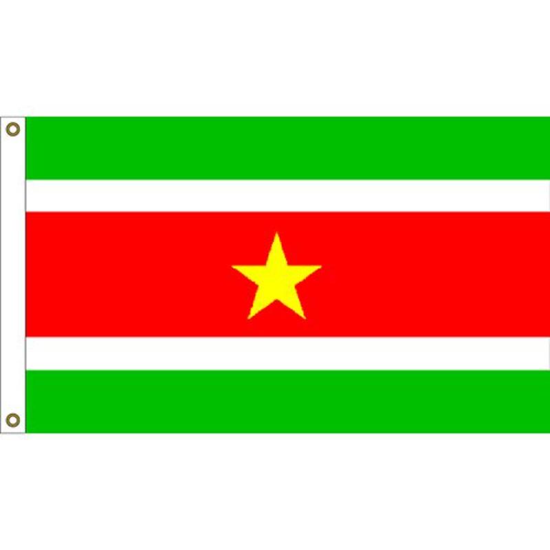 Suriname Flag - Vibrant Design - 3 x 5 ft. - Durable Materials