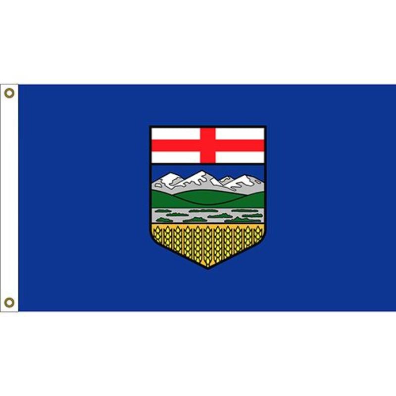 Canada Alberta Flag - 3 x 5 ft. - Durable Material - Vibrant Design