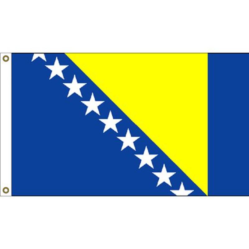 Bosnia Flag - 3 x 5 ft. - Durable Material - Vibrant Design