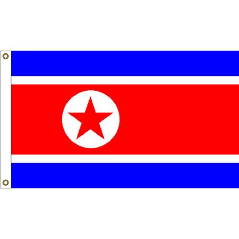 F1203 Flag - Korea, North - 3 x 5 ft.