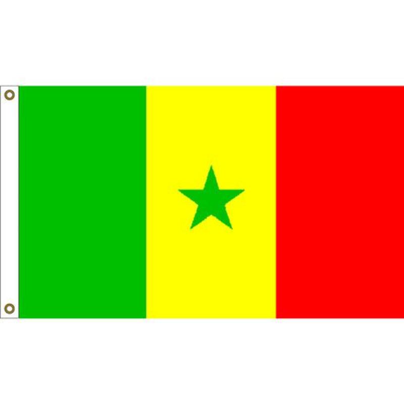F1242 Flag - Senegal - 3 x 5 ft.