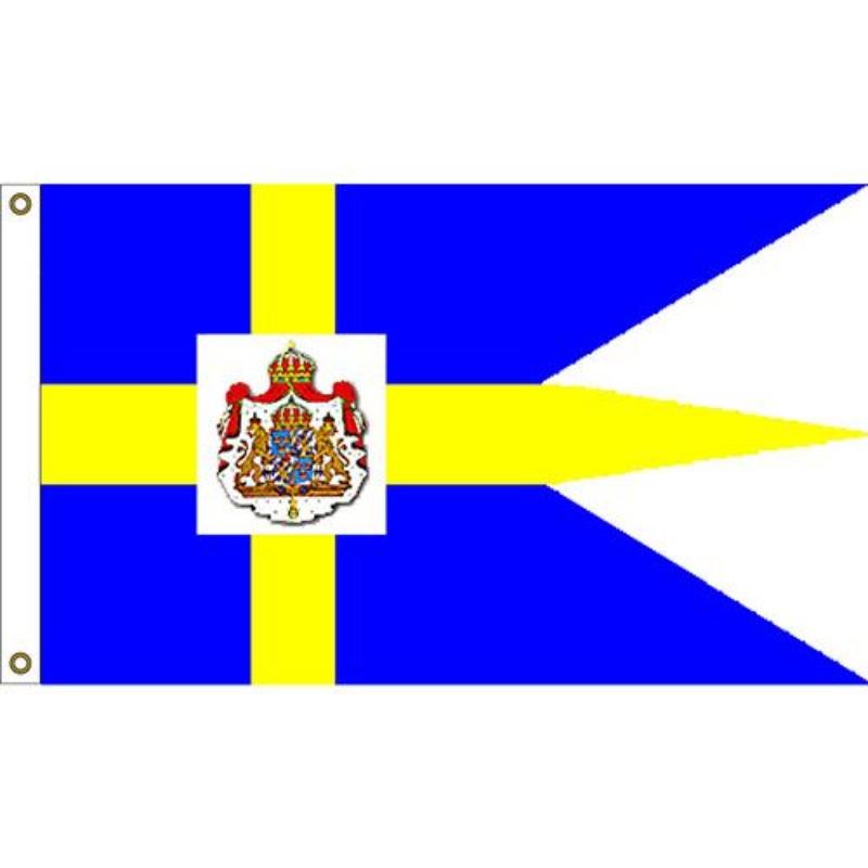 F1254 Flag - Sweden Royal - 3 x 5 ft.