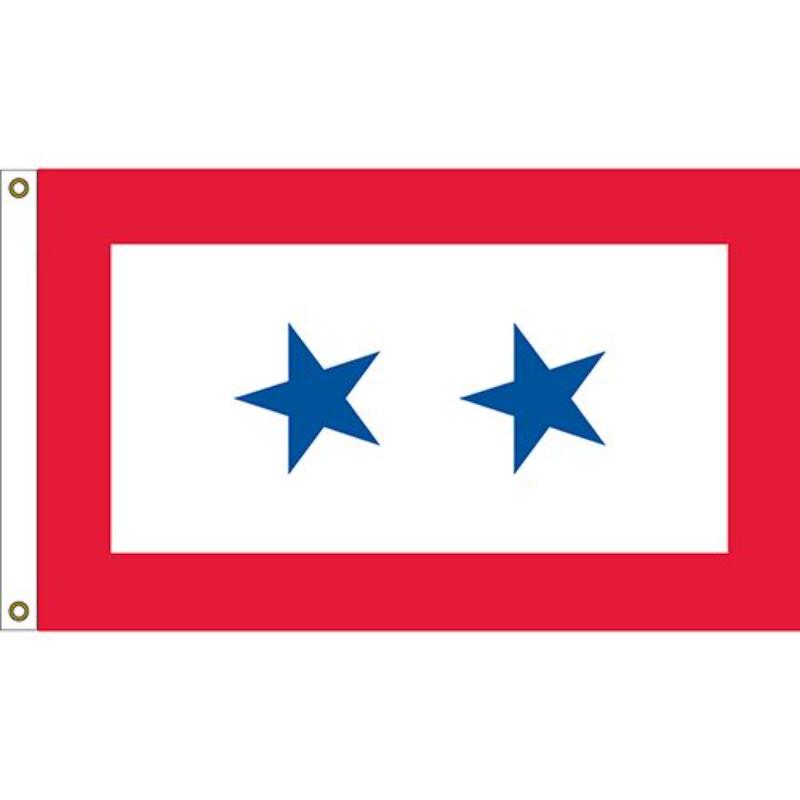 F1352 Flag - Family Member In Service - 2 Piece - 3 x 5 ft.