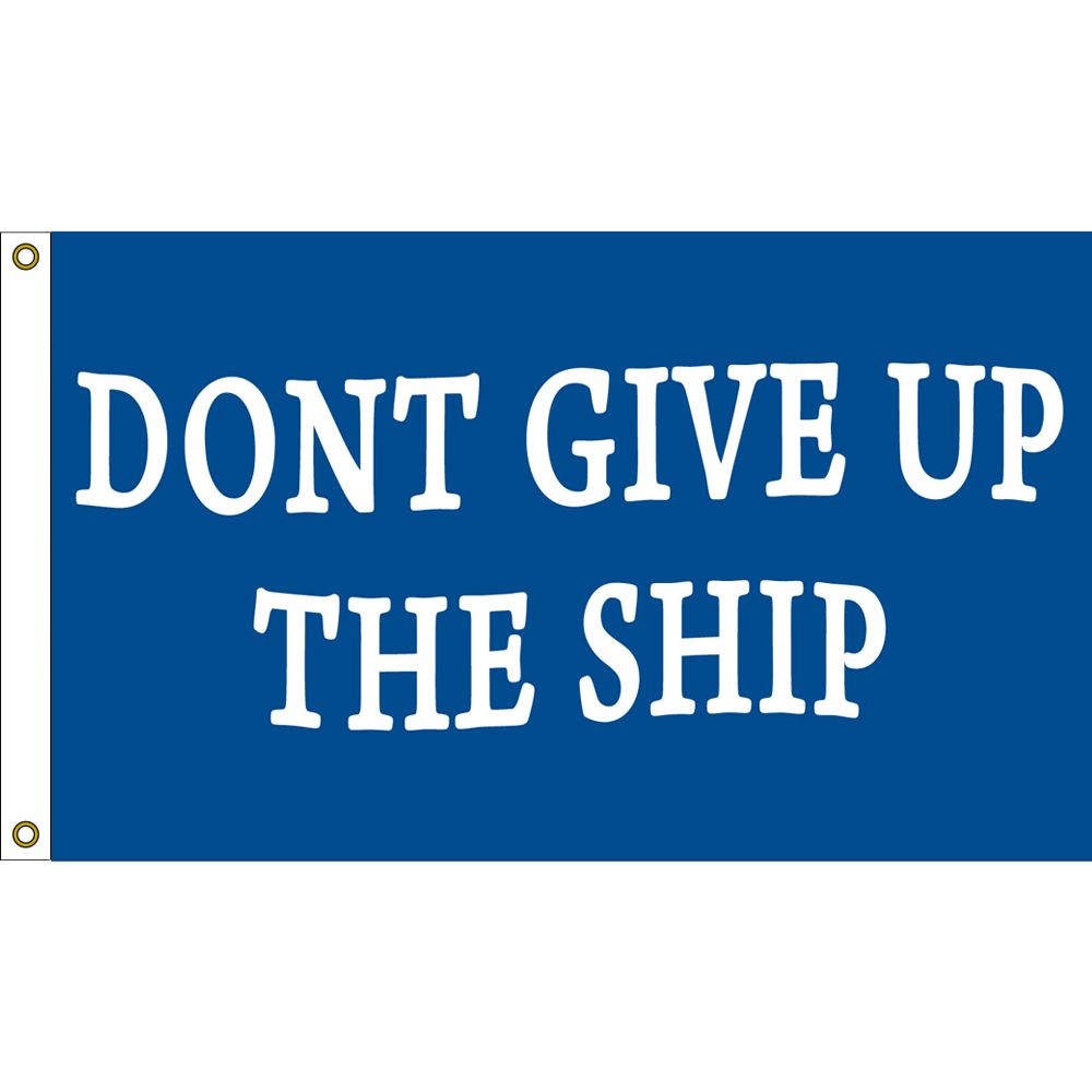 F1484 Flag - USA, Dont Give Up - 3 x 5 ft.