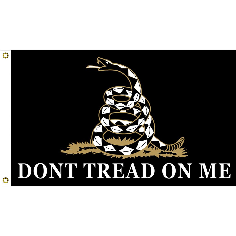 F1485 Flag - Dont Tread on Me II - 3 x 5 ft.