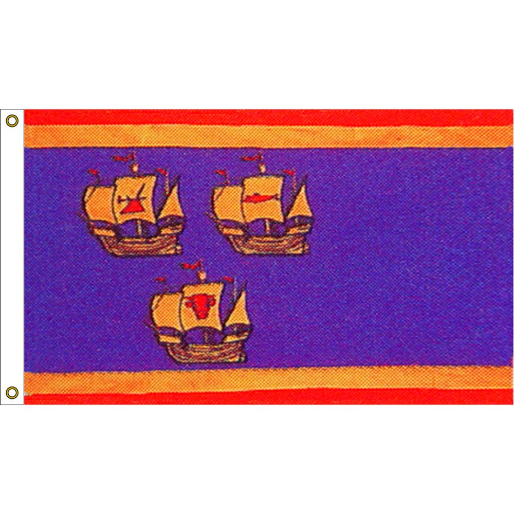 F1607 Flag - Royal, Ships - 3 x 5 ft.
