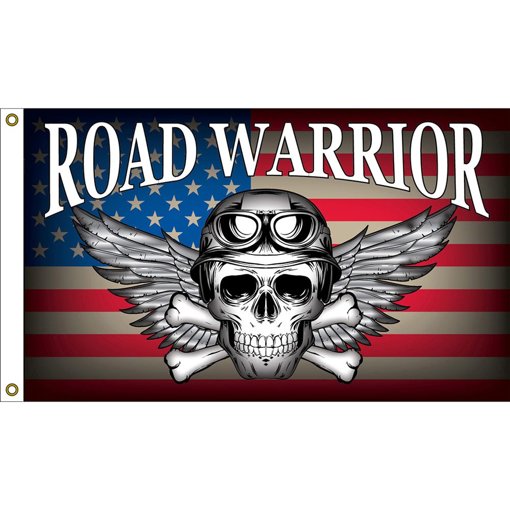 F1819 Flag - Road Warrior - 3 x 5 ft.