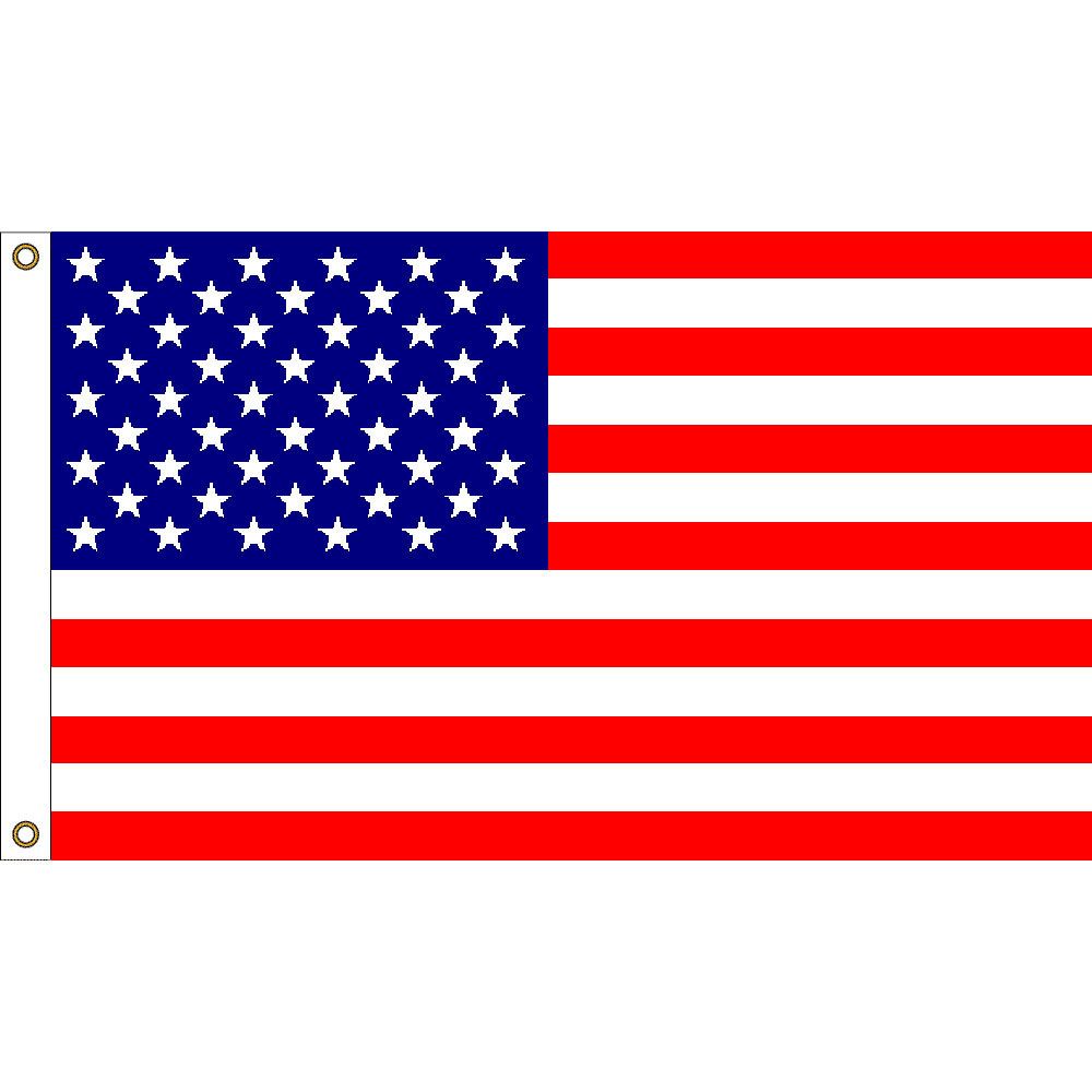 F3310 Flag - USA - Foreign MFG Super-Poly - 4 x 6 ft.