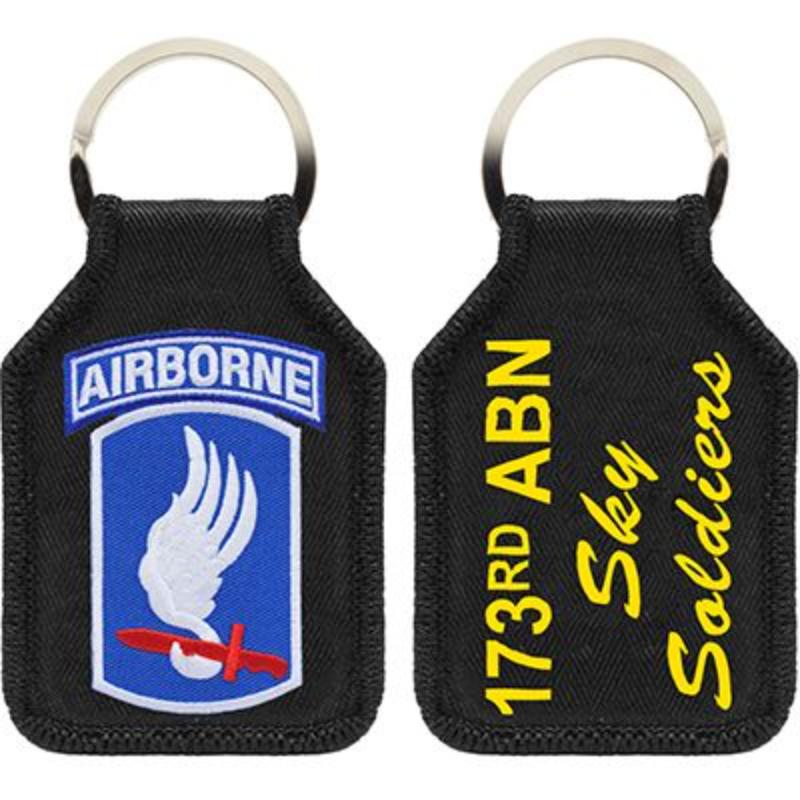 KC0005 Key Ring - Army, 173rd Airborne - Embark - 1.88 x 2.75 in.